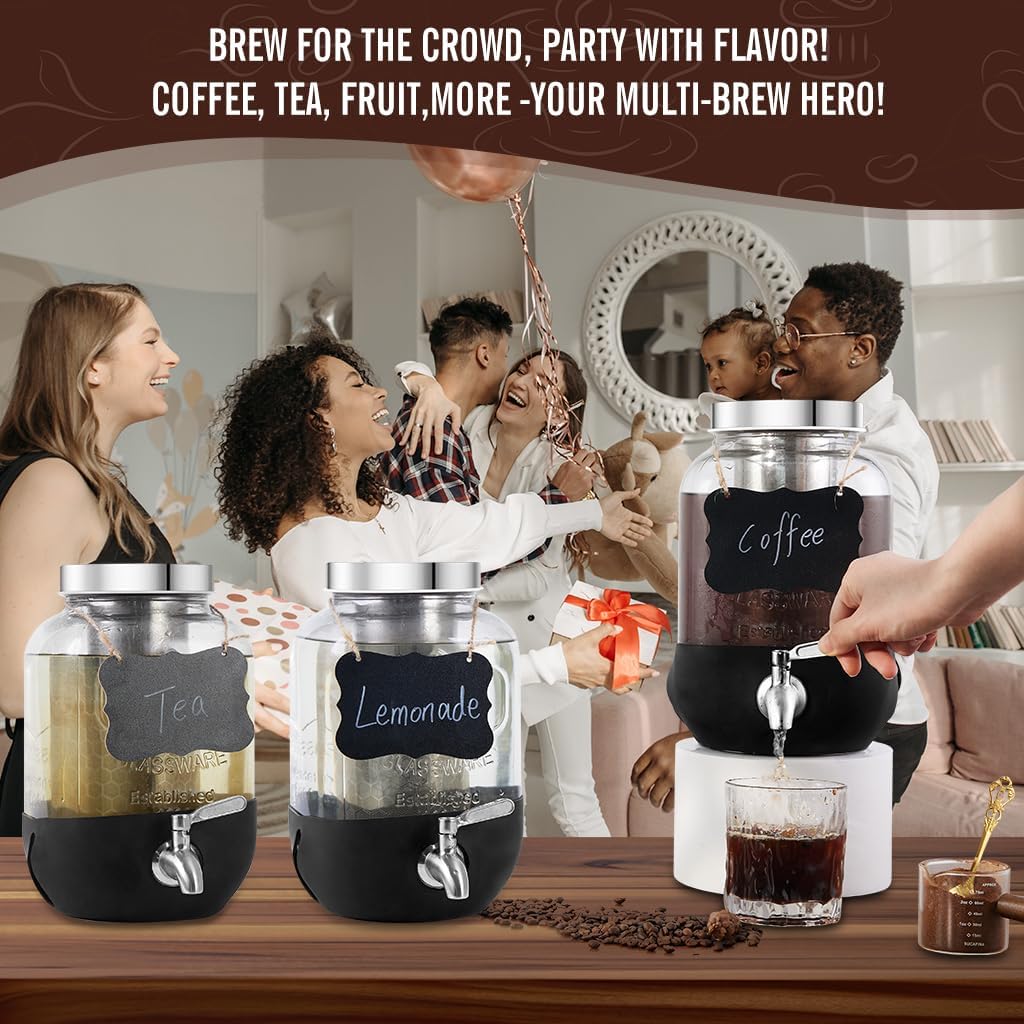 Cold_Brew_Coffee_Maker,_1_Gallon_Iced_Coffee_Maker_With_Stainless_Steel_Filter,_Heavy_Duty_Glass_Cold_Brew_Pitcher_With_Stainless_Steel_Spigot,_Mason_Jar_Cold_Brew_Coffee_Maker_Fast_Iced_Tea_Maker