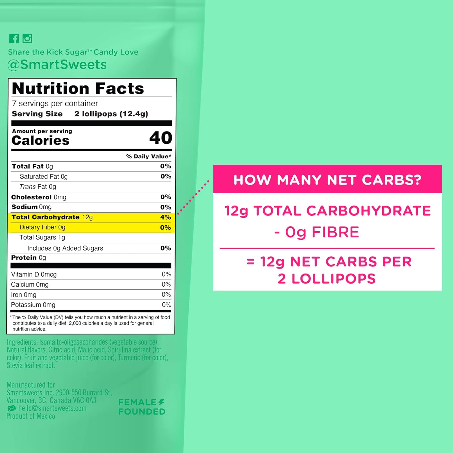 SmartSweets_Lollipops,_3oz,_Blue_Raspberry_&_Watermelon_Flavors,_Hard_Candy_with_Low_Sugar_(1g),_Low_Calorie_(40),_No_Artificial_Sweeteners,_Plant-Based,_Gluten-Free