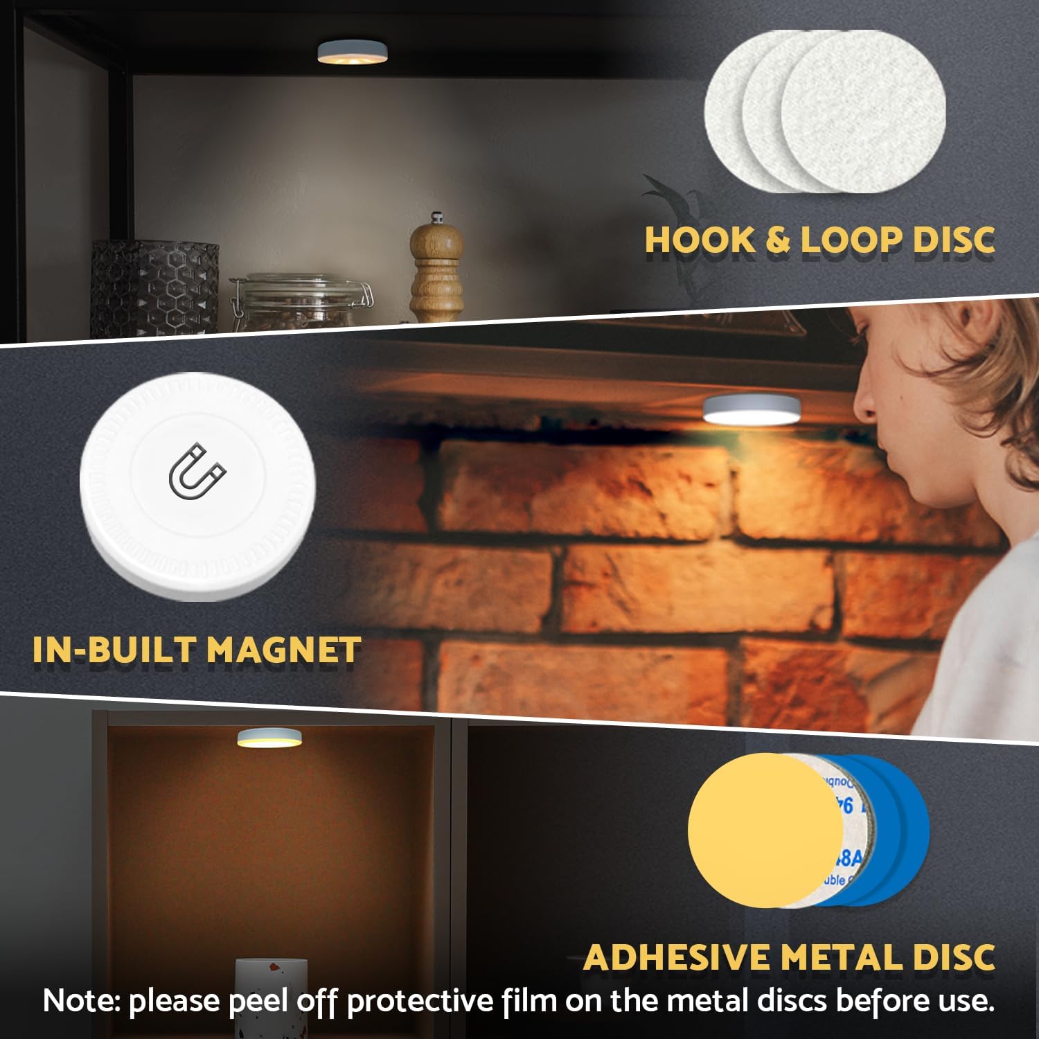 Rechargeable_Puck_Lights_2_Pack,_Magnetic_Tap_Light_1000mAh_Battery_Powered,_Warm_Yellow/Cool_White,_Dimmable_Touch_Light_Stick_on_for_Closet,_Locker,_Cabinet,_Bedside,_Kitchen