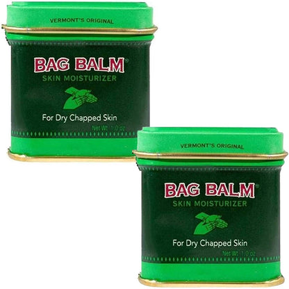 Bag Balm Vermont&amp;#39;s Original for Dry Chapped Skin Conditions (1 Ounce Tin (2 Pack))