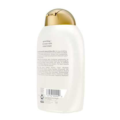 OGX_Quenching_+_Coconut_Curls_Curl-Defining_Conditioner,_Nourishing_Curly_Hair_Conditioner_with_Coconut_/Citrus_Oil_&_Honey,_Paraben-Free_with_Sulfate-Free_Surfactants,_13oz