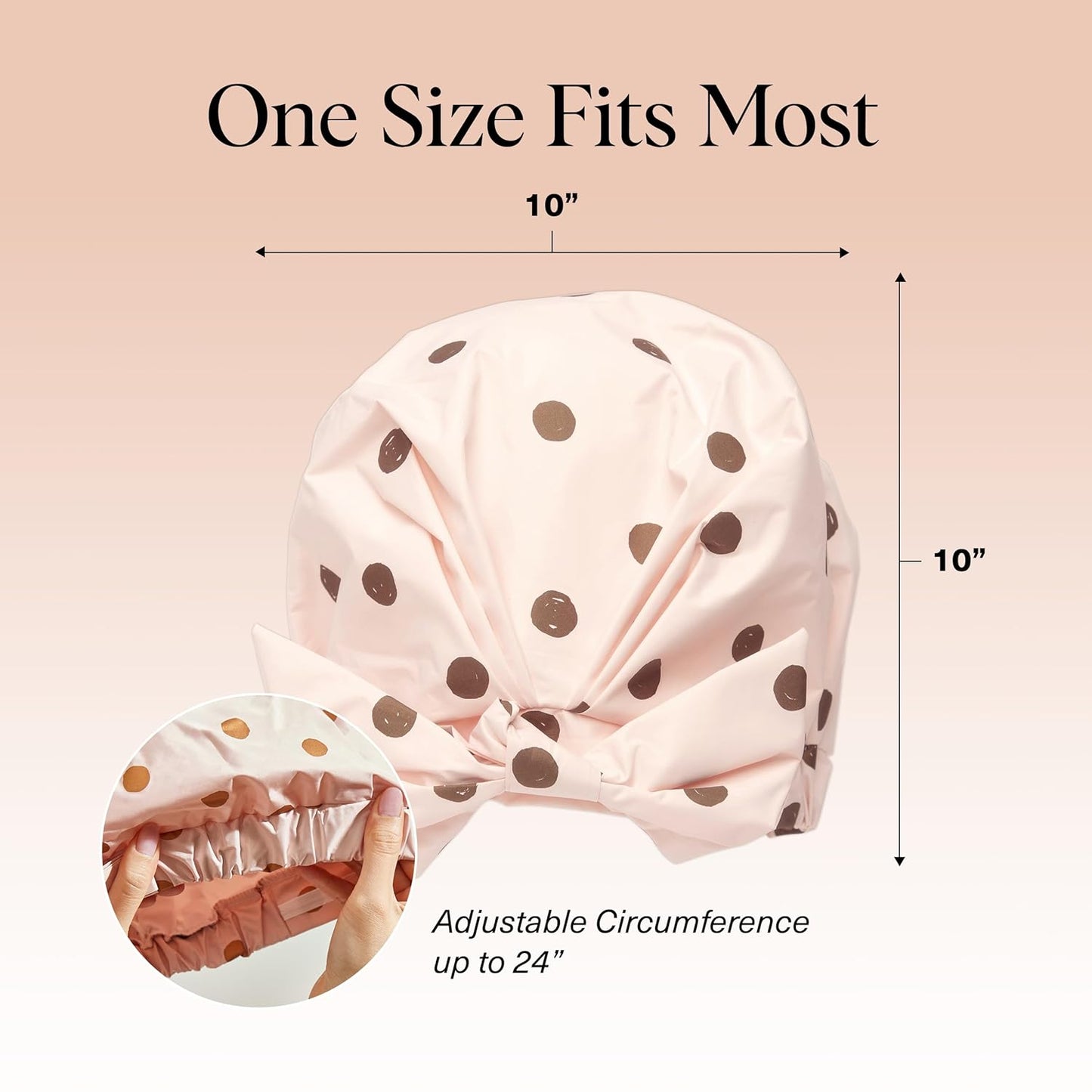 Kitsch_Luxury_Shower_Caps_for_Women_Reusable_Waterproof_-_Large_Shower_Cap_for_Women,_Non-slip,_Quick-dry_Hair_Cap_for_Long_and_Short_Hair,_Comfortable_and_Stylish_Design_-_Blush_Dot