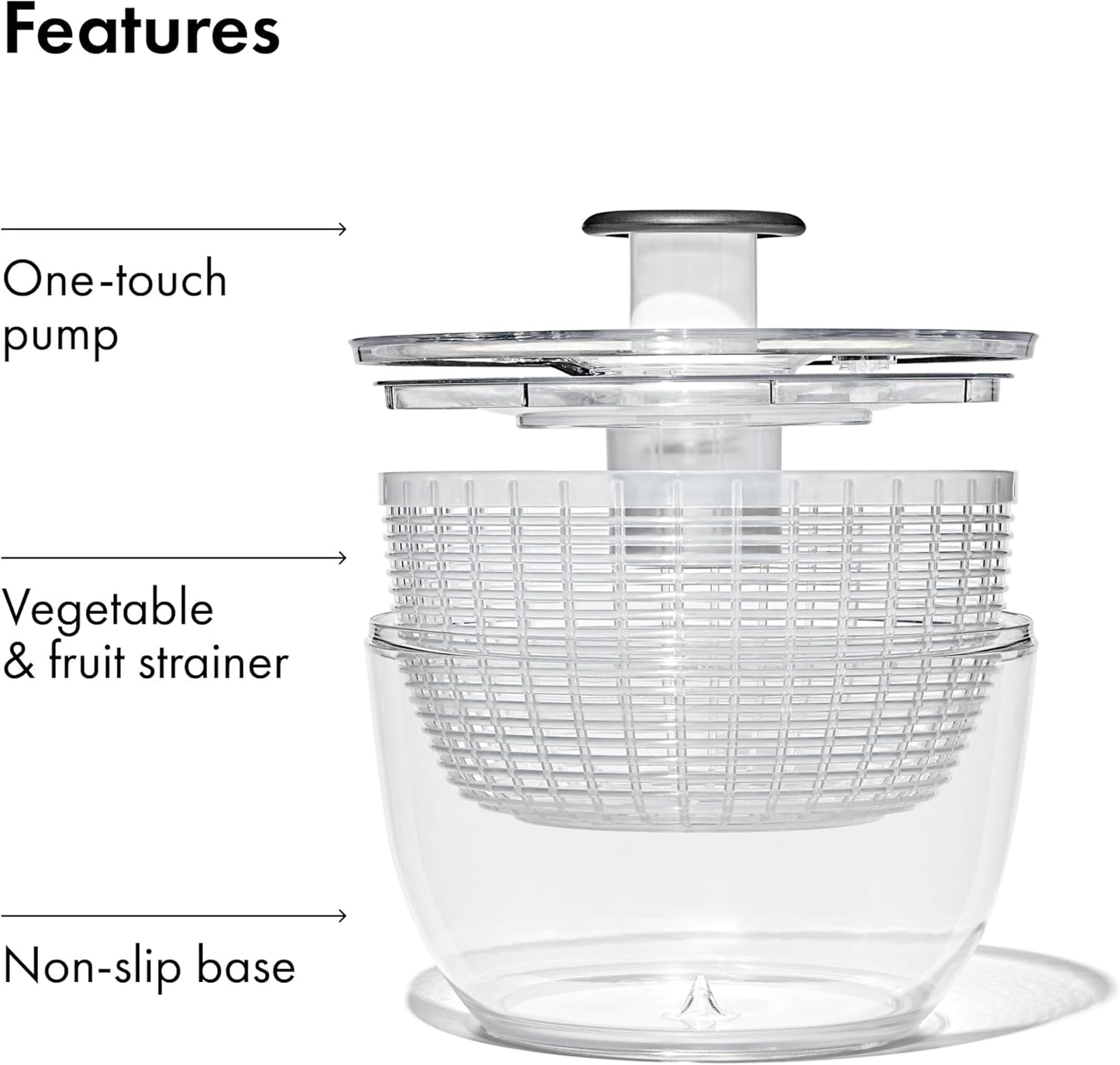 OXO_Good_Grips_Salad_Spinner_|_Lettuce_Spinner_|_Fruit_Washer_|_Fruit_Washing_Bowl_with_Strainer_|_Vegetable_Cleaner_|_Salad_Cleaner_|_Lettuce_Washer_|_6.22_Quart_Capacity