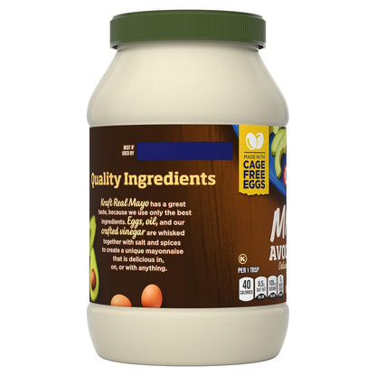 Kraft_Mayo_with_Avocado_Oil_Reduced_Fat_Mayonnaise_-_Classic_Creamy_Condiment_for_Sandwiches_and_Salads,_Made_with_Cage-Free_Eggs,_For_a_Keto_and_Low_Carb_Lifestyle,_30_fl_oz_Jar