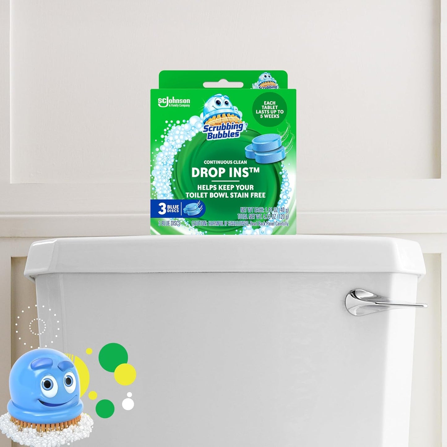 Scrubbing_Bubbles_Continuous_Clean_Toilet_Drop-Ins,_Automatic_Blue_Toilet_Bowl_Cleaner,_Septic-Safe_Tank_Tablets_Remove_Hard_Water_Minerals_&_Limescale,_Stain_&_Smell_Protection,_3_Count_(Pack_of_1)