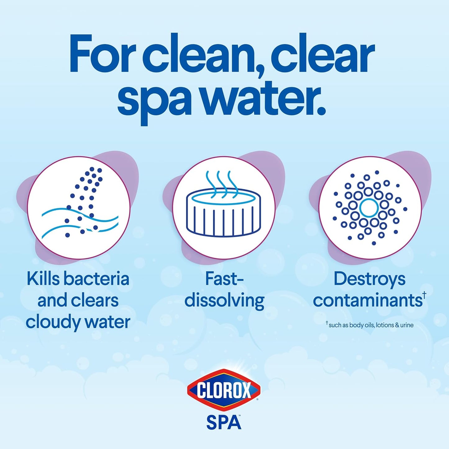 Clorox®_Pool&Spa™_Spa_Water_All-in-One_Sanitizer_&_Shock,_Destroys_Contaminants,_Clears_Cloudy_Water,_2LB_(Pack_of_1)