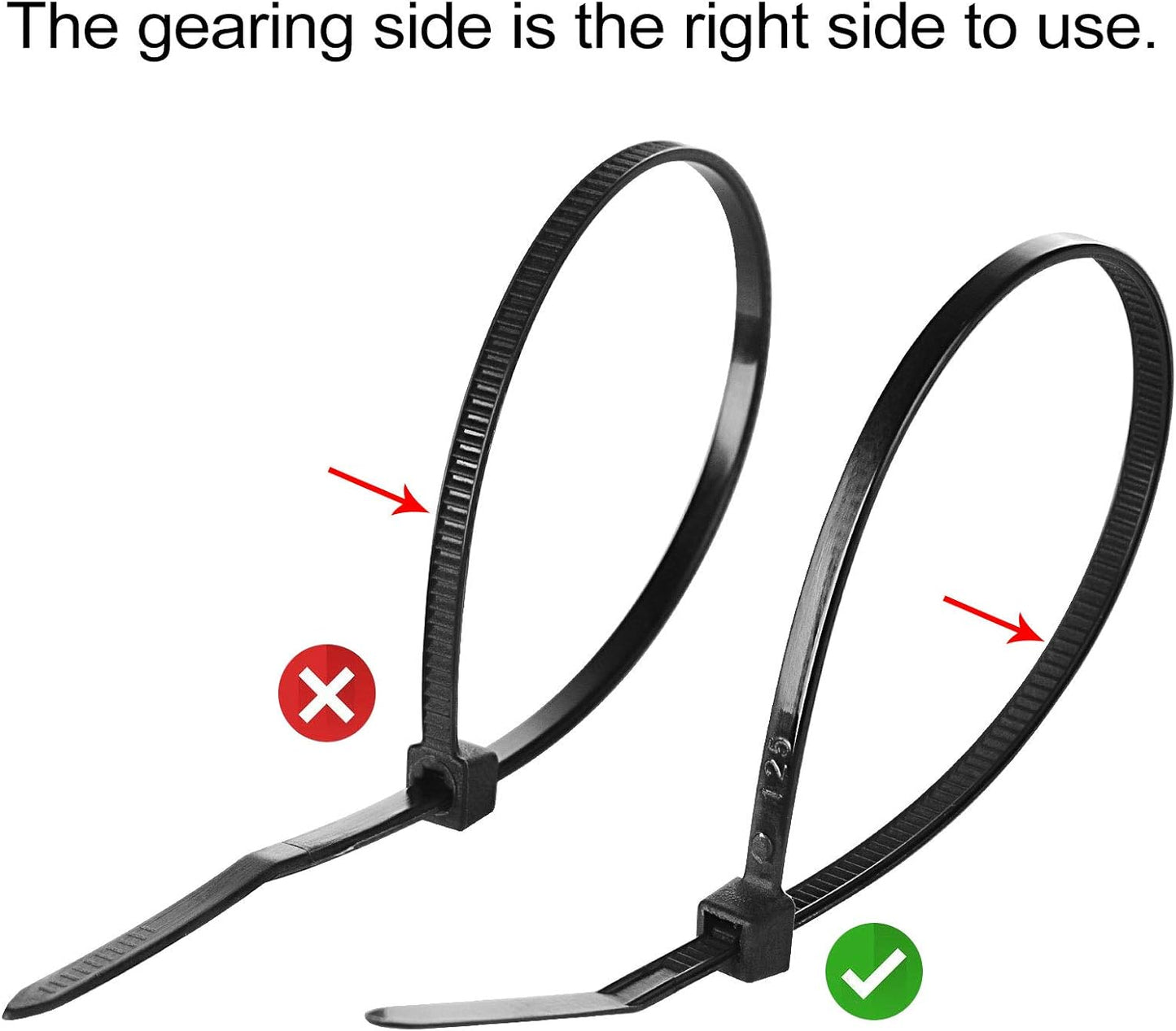 XHF_3/4"_Strong_Back-Glue_Self_Adhesive_Black_Cable_Zip_Tie_Mounts_100pcs_with_8"_Zip_Ties,_Screws,_UV_Protection_Outdoor_Sticky_Wire_Fasteners_Cable_Clips_Management_Anchors_Organizer_Holders_Squares