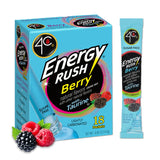 4C Energy Rush Stix, Berry 1 Pack, 18 Count, Single Serve Water Flavoring Packets, Sugar Free with Taurine, On the Go Bundle