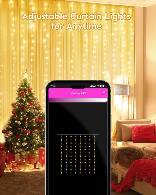 Brightown_Smart_Curtain_Lights,_USB_Plug_in,_9.8ft_300_LED_Window_Smart_String_Light_with_APP_and_Remote,_8_Modes,_Waterproof_Fairy_Lights_for_Bedroom,_Indoor,_Weddings,_Party,_Christmas_Decorations