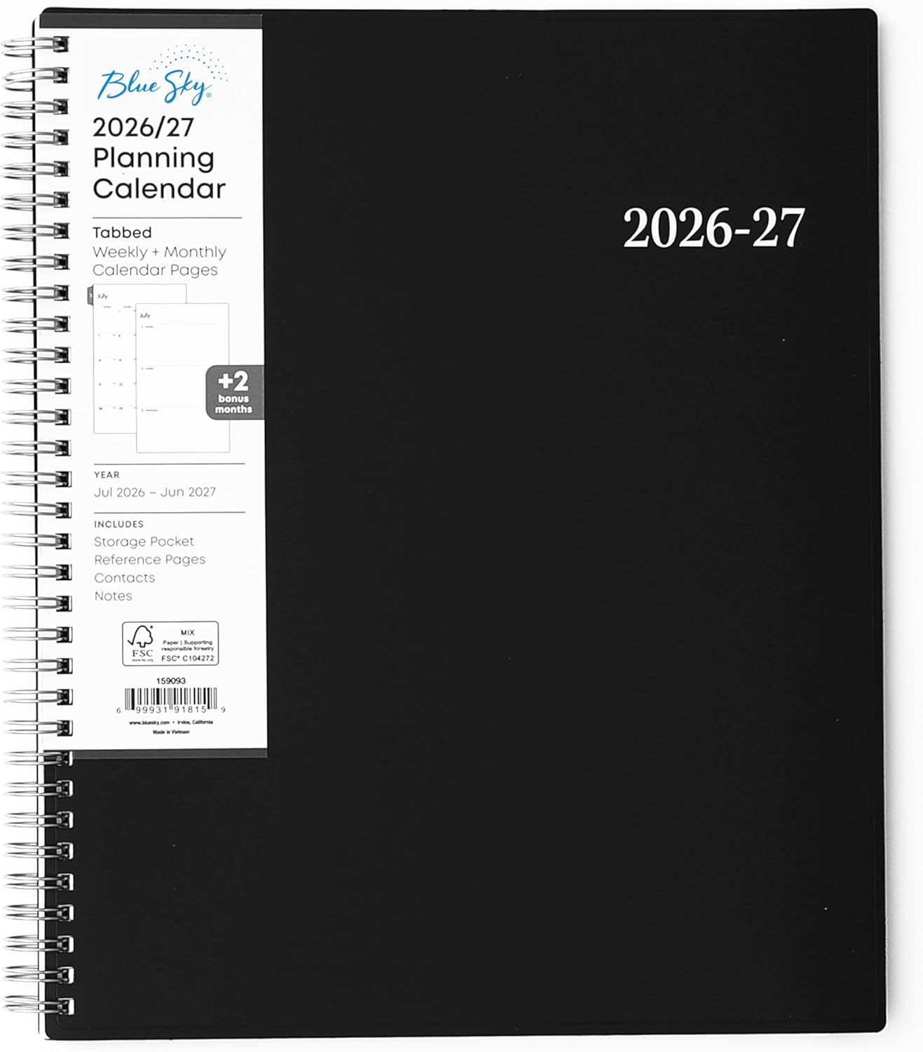 Blue_Sky_2026-2027_Weekly_&_Monthly_Academic_Planner,_8.5"x11",_Enterprise_|_July_2026_-_June_2027,_Flexible_Cover,_Wirebound,_Laminated_Tabs,_Academic_Year