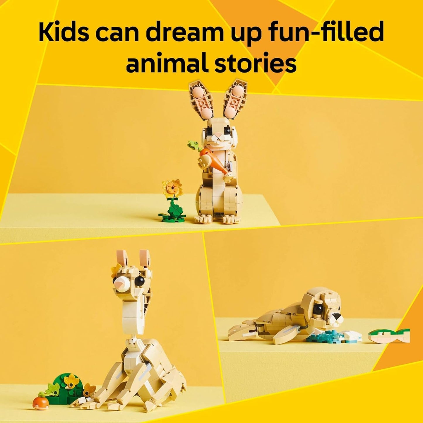 LEGO_Creator_3_in_1_Cute_Bunny_Toy_-_Building_Toy_for_Girls_and_Boys,_Ages_8+_-_Gift_for_Easter_Basket_-_W/_3_Build_Options,_Bunny,_Seal,_or_Llama_-_31162