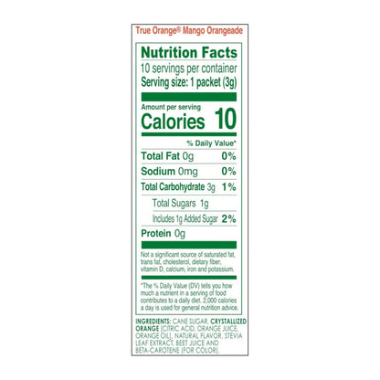 True_Citrus_Orange,_Mango,_1.06_Oz,_(Pack_of_10-_0.11_oz_each)