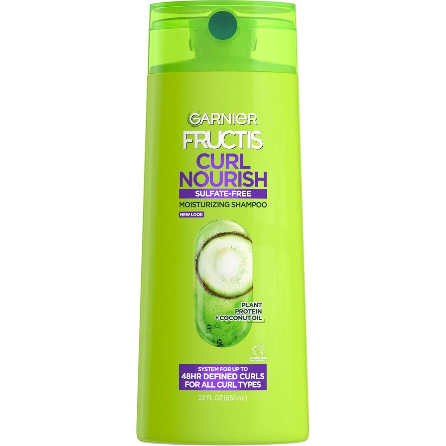 Garnier_Fructis_Curl_Nourish_Shampoo,_Curly_Hair_Shampoo_with_Coconut_Oil_and_Plant_Protein,_Up_to_48HR_Defined_Curls_for_all_Curl_Types,_22_Fl_Oz_(Packaging_May_Vary)