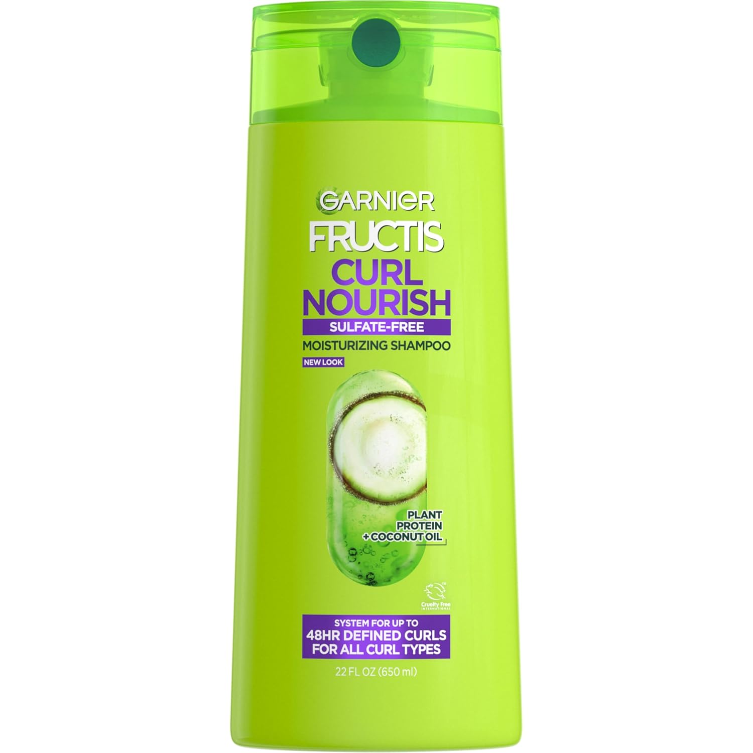 Garnier_Fructis_Curl_Nourish_Shampoo,_Curly_Hair_Shampoo_with_Coconut_Oil_and_Plant_Protein,_Up_to_48HR_Defined_Curls_for_all_Curl_Types,_22_Fl_Oz_(Packaging_May_Vary)