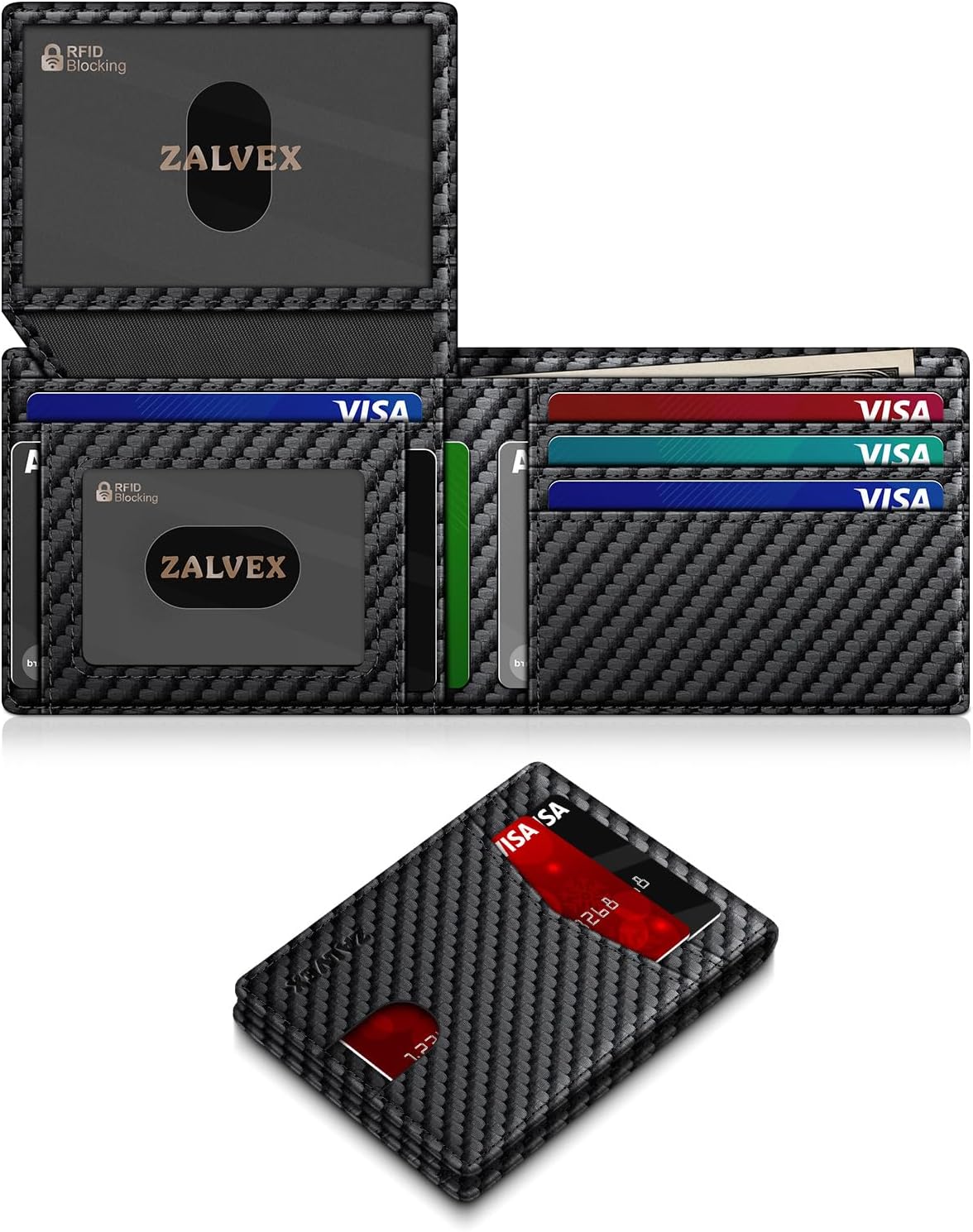 Wallet_for_Men_Slim_RFID_Blocking_Leather_Credit_Card_Holder_Wallet_for_14_Cards,_Bifold_Minimalist_Thin_Wallet_with_2_ID_Windows_&_Cash_Slot,_Front_Pockt_Carteras_Para_Hombres,_Birthday_Gifts_for_Men