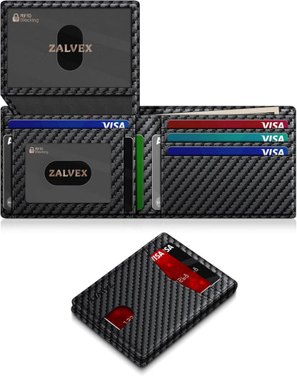Wallet_for_Men_Slim_RFID_Blocking_Leather_Credit_Card_Holder_Wallet_for_14_Cards,_Bifold_Minimalist_Thin_Wallet_with_2_ID_Windows_&_Cash_Slot,_Front_Pockt_Carteras_Para_Hombres,_Birthday_Gifts_for_Men