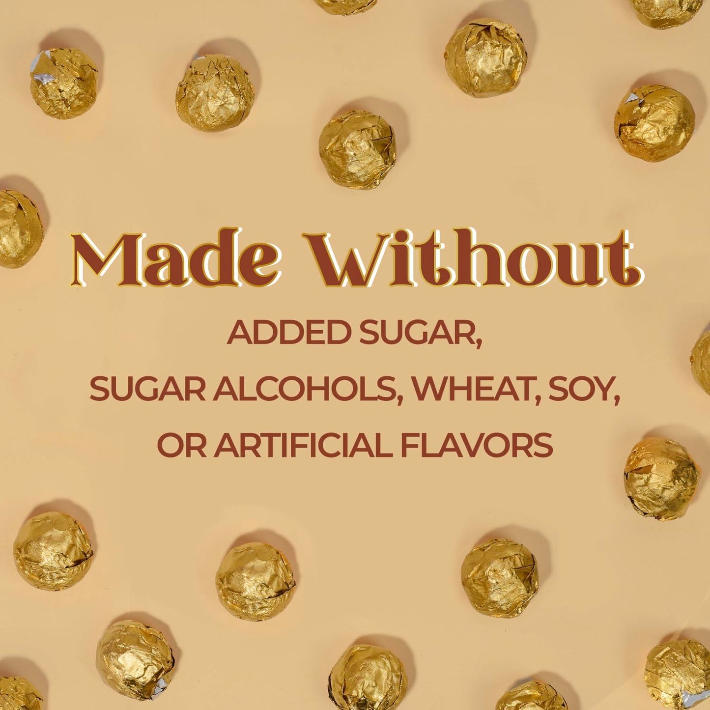 ChocZero_Milk_Chocolate_Hazelnut_Truffles,_Zero_Added_Sugar,_Gluten_Free,_Keto_Holiday_Gift,_High_Fiber,_16_Individually_Wrapped_Pieces,_8.5_Ounce_(Pack_of_1)