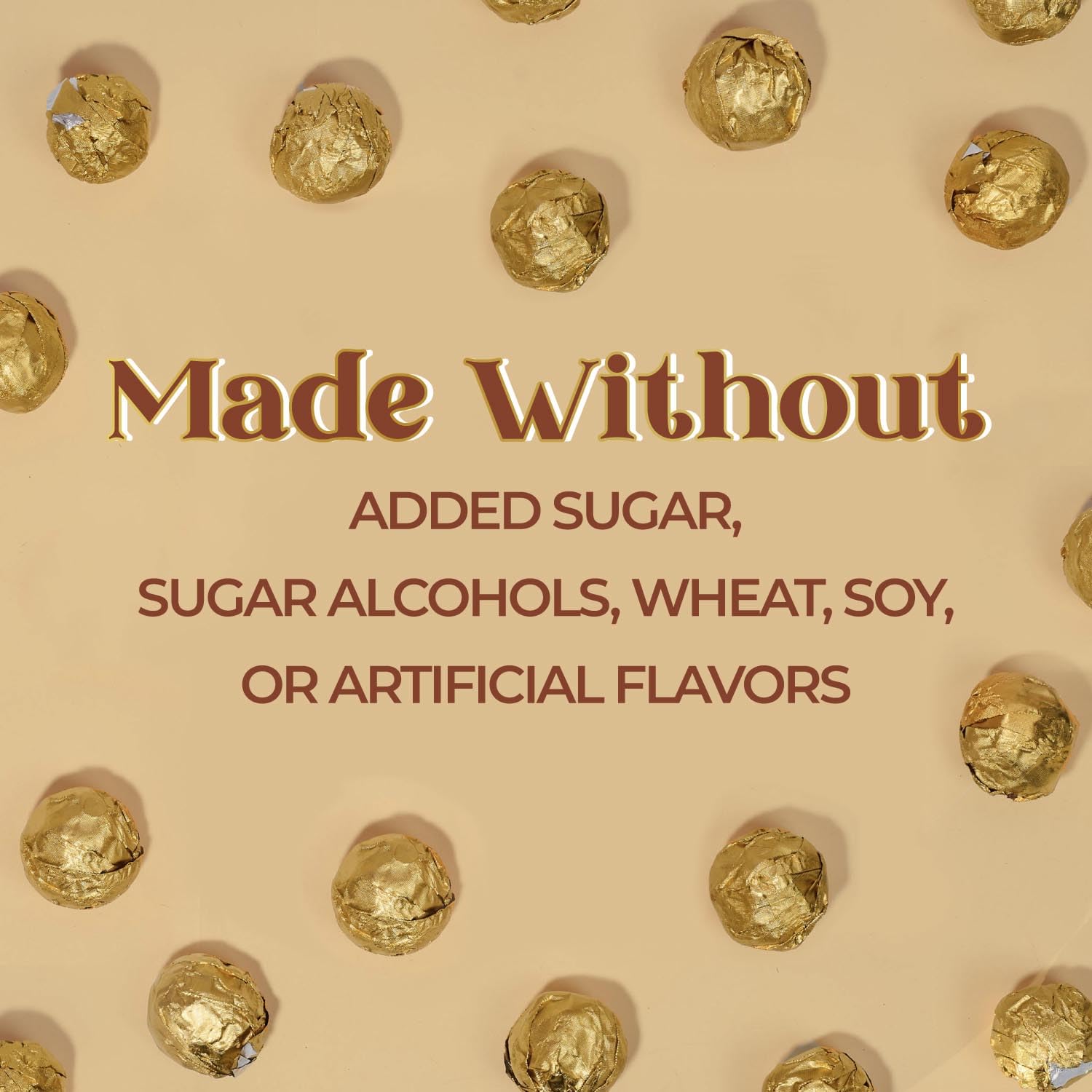 ChocZero_Milk_Chocolate_Hazelnut_Truffles,_Zero_Added_Sugar,_Gluten_Free,_Keto_Holiday_Gift,_High_Fiber,_16_Individually_Wrapped_Pieces,_8.5_Ounce_(Pack_of_1)