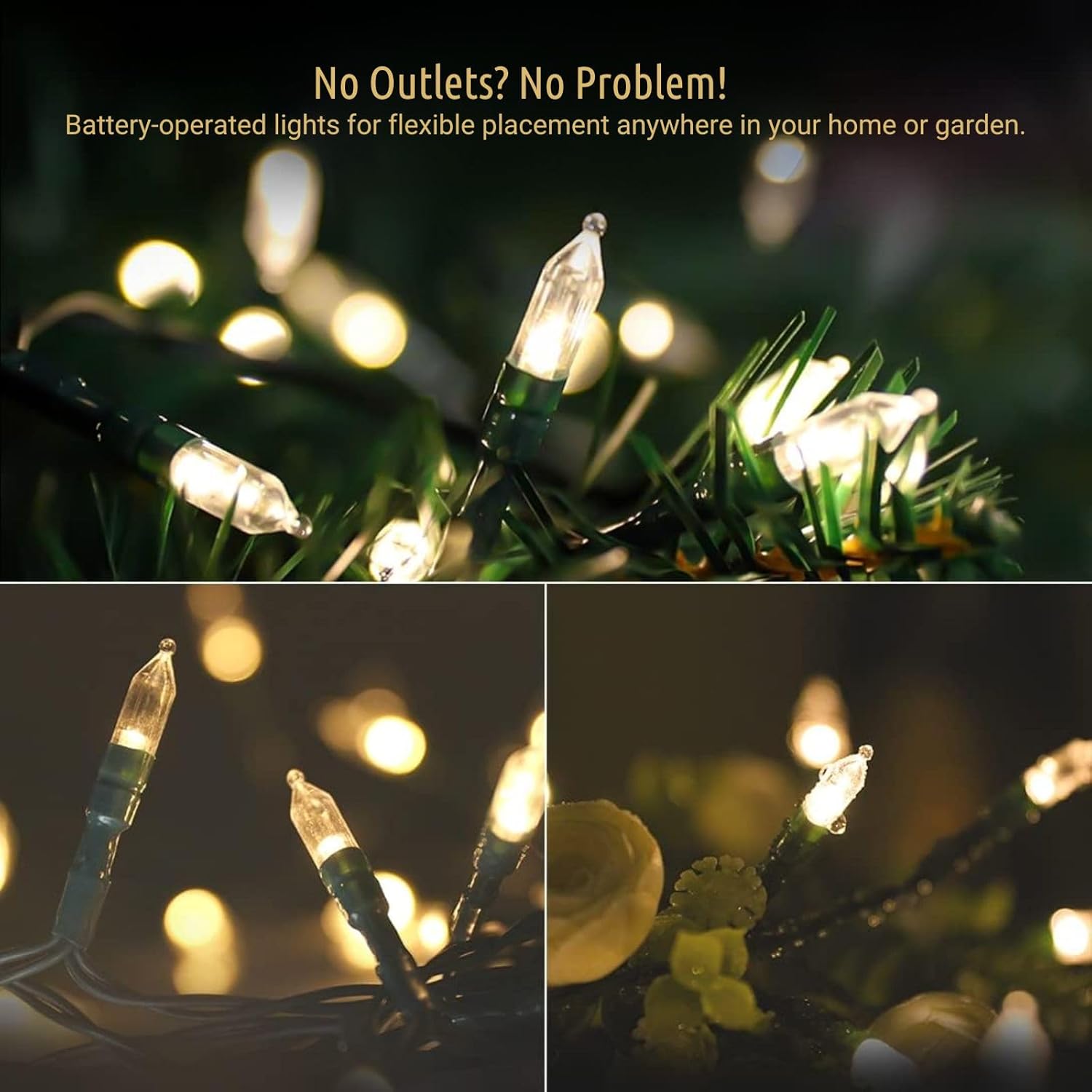 koopower_33ft_100_LED_Battery_Operated_Christmas_Lights_with_Timer_(8_Modes),_IP65_Waterproof_for_Christmas_Tree,_Green_String,_Warm_White