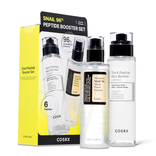 COSRX_Snail_Mucin_96%_Peptide_Booster_Set_-_Amazon_Exclusive_-_Korean_Skin_Care,_Gift_Sets,_Skin_Care_Sets_for_Women,_Advanced_Snail_Mucin_Serum,_Face_Serum,_Mothers_Day_Gifts_for_Mom