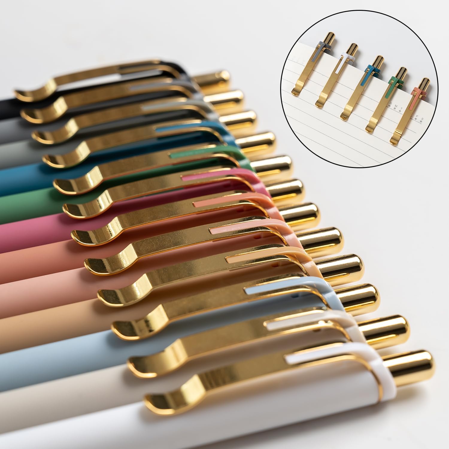 Linbsunne_Ballpoint_Pens_Black_Medium_Point_1mm_Pen_with_Super_Soft_Grip_Ball_Point_Pen_for_Men_Women_Retractable_Pens_(gold-12_pcs)