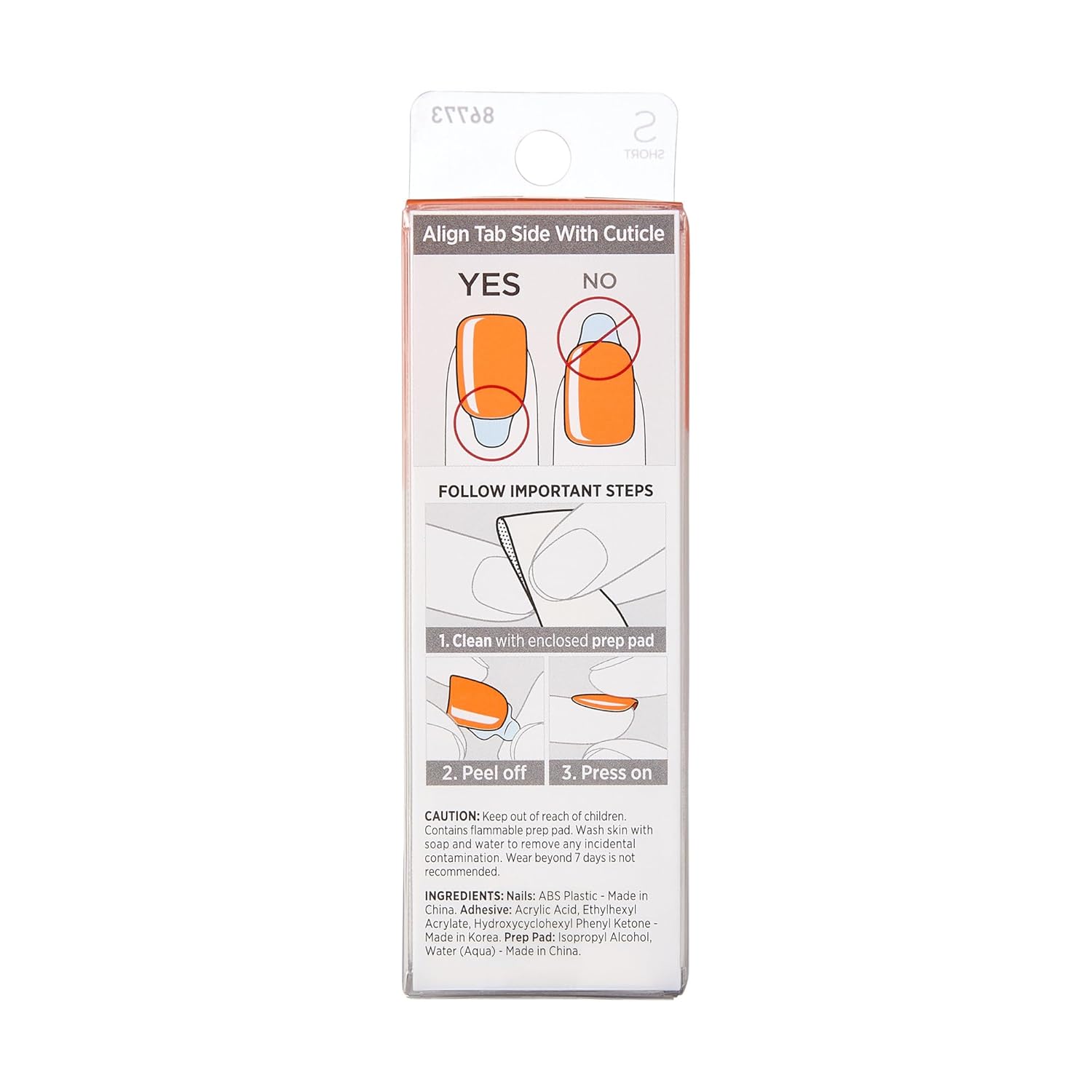 imPRESS_Color_Press_On_Nails,_‘'Sweet_Mango',_Solid_Orange,_Short_Squoval,_PureFit_Technology,_Patented_Super_Hold_Adhesive,_Chip_Proof,_Smudge_Proof,_Mini_Nail_File,_Manicure_Stick_&_30_Fake_Nails