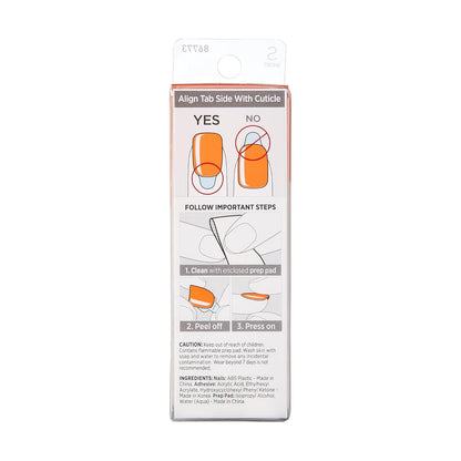 imPRESS_Color_Press_On_Nails,_‘'Sweet_Mango',_Solid_Orange,_Short_Squoval,_PureFit_Technology,_Patented_Super_Hold_Adhesive,_Chip_Proof,_Smudge_Proof,_Mini_Nail_File,_Manicure_Stick_&_30_Fake_Nails