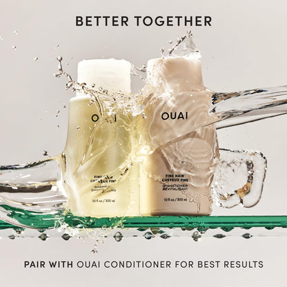 OUAI_Fine_Hair_Shampoo_-_Biotin_Thickening_Shampoo_for_Flat,_Thin_Hair_-_Volumizing_&_Strengthening_Keratin_&_Chia_Seed_Oil_for_Women_&_Men_-_Lightweight,_Color-Safe,_Sulfate_Free,_10_Oz