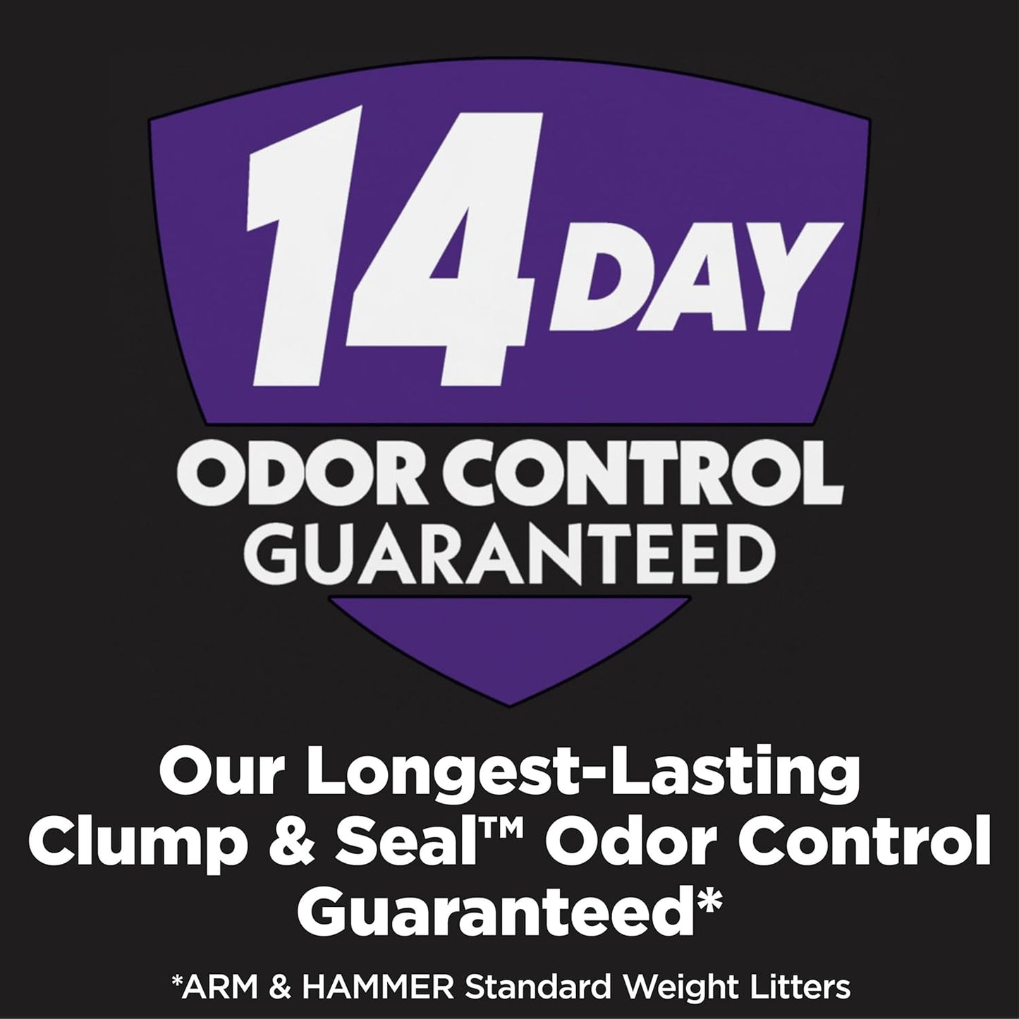 ARM_&_HAMMER_Clump_&_Seal_SLIDE_Platinum_Multi-Cat_Clumping_Cat_Litter,_Easy_Clean_Technology_with_No_Scrubbing,_14-Day_Odor_Control,_37_lbs
