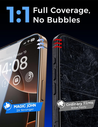 MAGIC_JOHN_2_Pack_for_iPhone_16_Pro_[6.3_inch]_Tempered_Glass_Screen_Protector,_HD_Clear,_Bubble_Free,_Easy_Installation,_Auto_Dust-Elimination,_16Pro_6.3''
