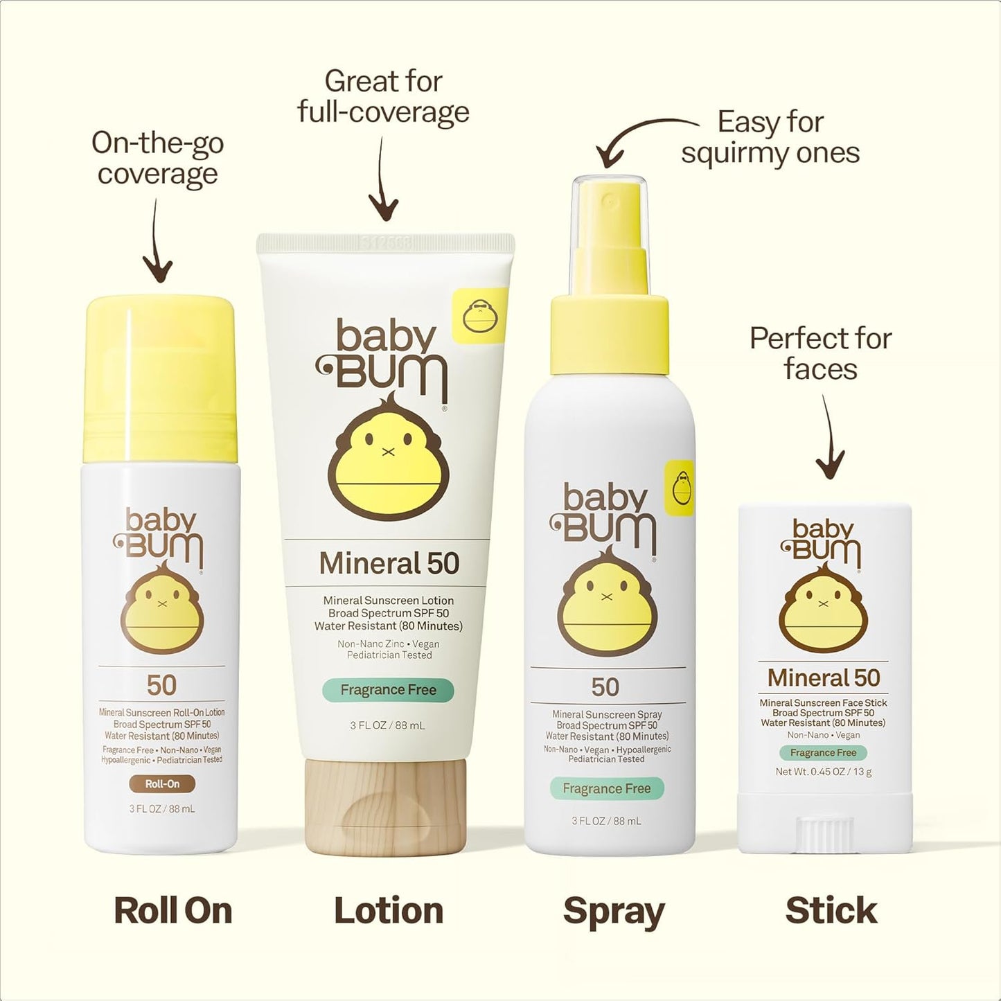 Sun_Bum_Baby_Bum_Mineral_SPF_50_Roll-On_Sunscreen_-_Vegan_and_Hawaii_104_Act_Compliant_(Without_Octinoxate_&_Oxybenzone)_-_Broad_Spectrum_Moisturizing_UVA/UVB_-_Travel_Size_-_3_oz_|_Mineral,_Vegan,_Broad_Spectrum,_Moisturizing,_UVA/UVB