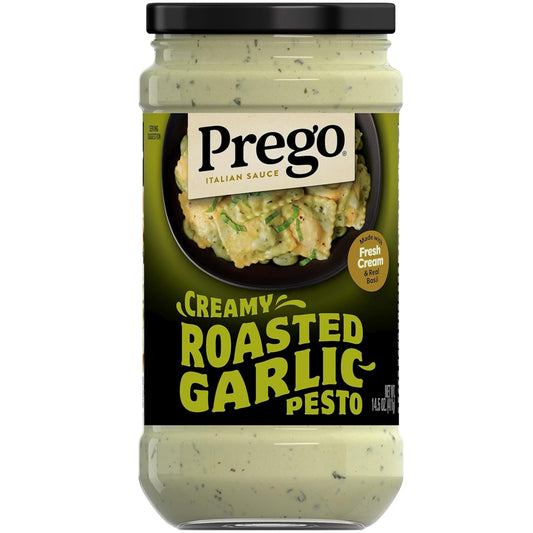 Prego_Creamy_Roasted_Garlic_Pesto_Pasta_Sauce,_14.5_oz_Jar