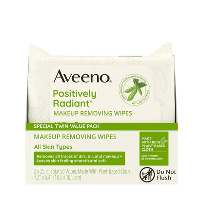 Aveeno_Positively_Radiant_Makeup_Remover_Wipes,_Oil_Free,_Alcohol_Free,_Non-Comedogenic_Facial_Cleansing_Wipes,_Gentle_Face_Wipes_for_Sensitive_Skin,_Travel_Makeup_Wipes,_Twin_Pack,_2_x_25_Ct