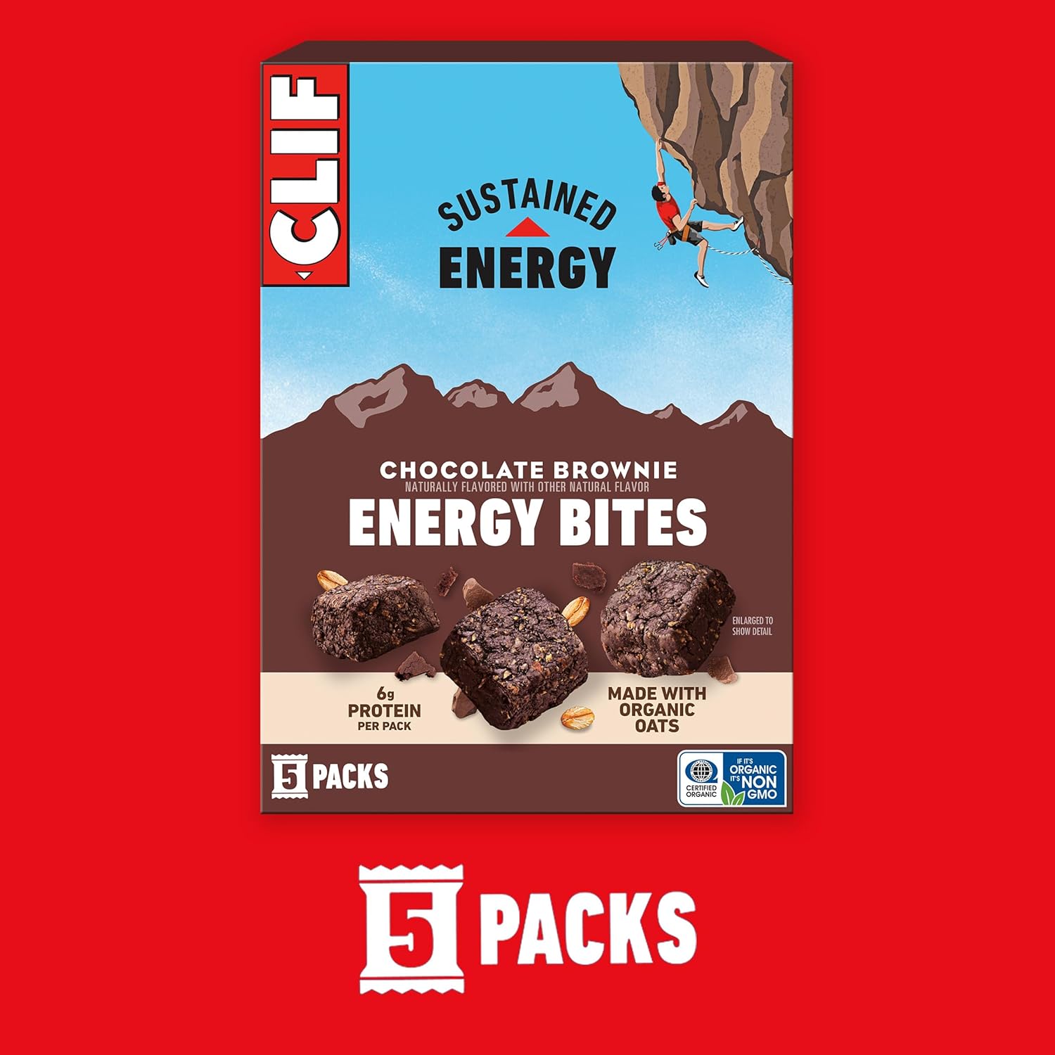 CLIF_BAR_Energy_Bites_-_Chocolate_Brownie_-_Made_with_Organic_Oats_-_6g_Plant_Based_Protein_-_Non-GMO_(5_Packs)