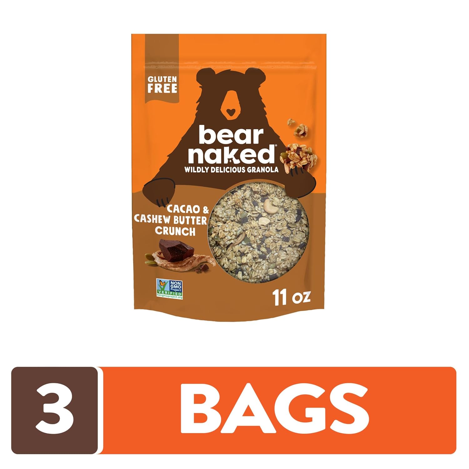 Bear_Naked_Granola_Cereal,_Whole_Grain_Granola,_Breakfast_Snacks,_Cacao_and_Cashew_Butter_Crunch_(3_Bags)