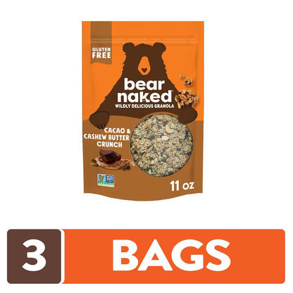Bear_Naked_Granola_Cereal,_Whole_Grain_Granola,_Breakfast_Snacks,_Cacao_and_Cashew_Butter_Crunch_(3_Bags)