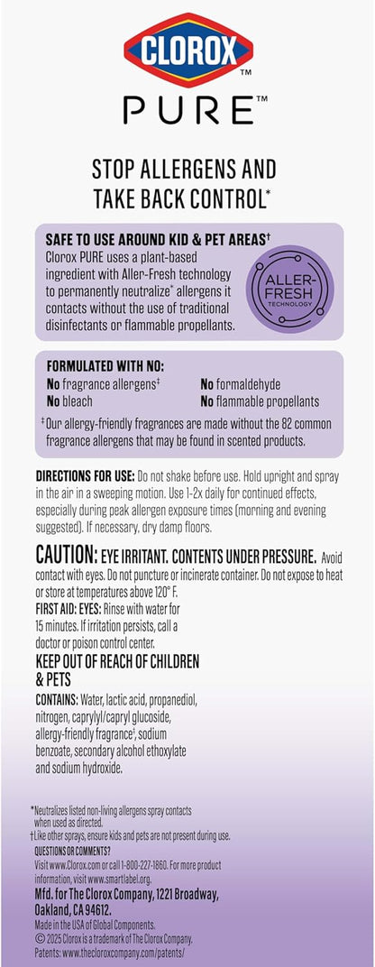 Clorox_PURE_Allergen_Neutralizer_Daily_Air_Spray,_Nighttime_Calm,_8_Ounces