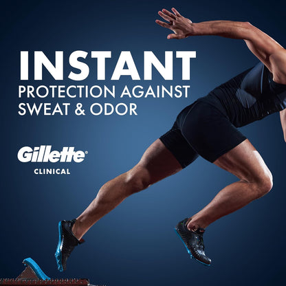 Gillette_Clinical_Antiperspirant_and_Deodorant_for_Men,_100HR_Sweat_&_Odor_Protection,_Long_Lasting_Freshness,_Anti-White_Mark_Technology,_Gentle_on_Skin,_Soft_Solid,_Ultimate_Fresh_Scent,_2.6_oz