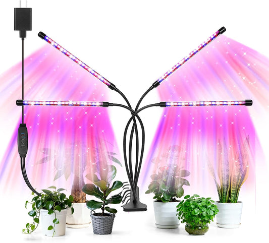 Led_Grow_Lights,_4_Heads_Red_Blue_Plant_Light_with_Clamp_for_Indoor_Plants_&_Seed_Starting,_10-Level_Dimmable,_Auto_On_Off,_Timing_3_9_12Hrs