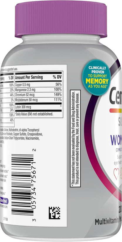 Centrum_Silver_Women's_Multivitamin_for_Women_50_Plus,_Multivitamin/Multimineral_Supplement_with_Vitamin_D3,_B_Vitamins,_Non-GMO_Ingredients,_Supports_Memory_and_Cognition_in_Older_Adults_-_200_Ct