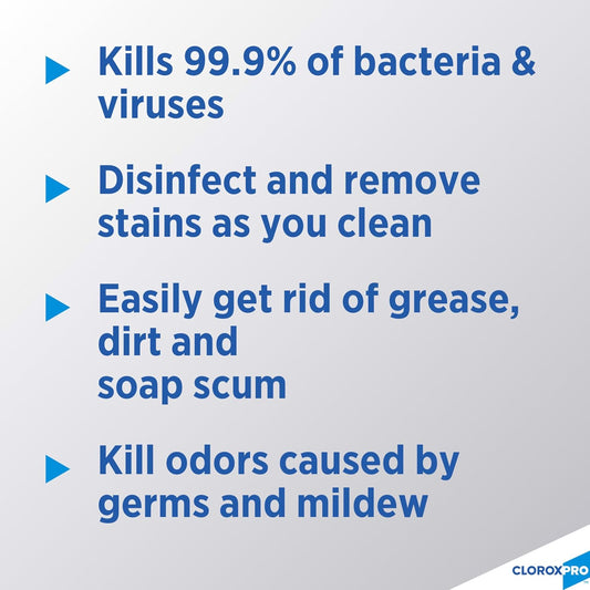 CloroxPro_Clorox_Clean-Up_Disinfectant_Cleaner_with_Bleach_Refill,_128_Ounces_(Package_May_Vary)