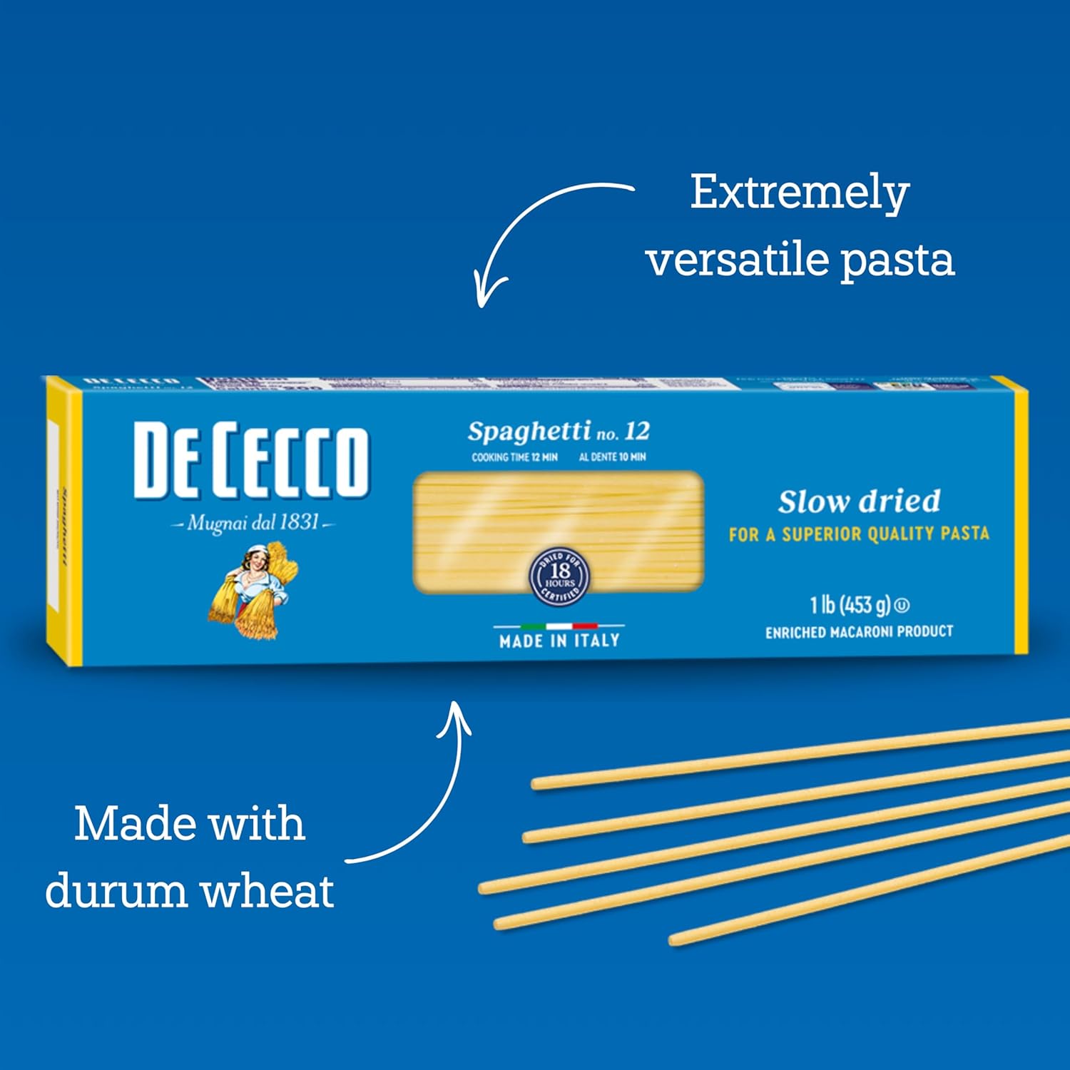 De_Cecco_Spaghetti_No._12_Pasta,_16_Oz,_Authentic,_Slow_Dried,_Made_with_Durum_Wheat,_Versatile_Pasta_for_Sauces_&_Recipes,_Made_in_Italy