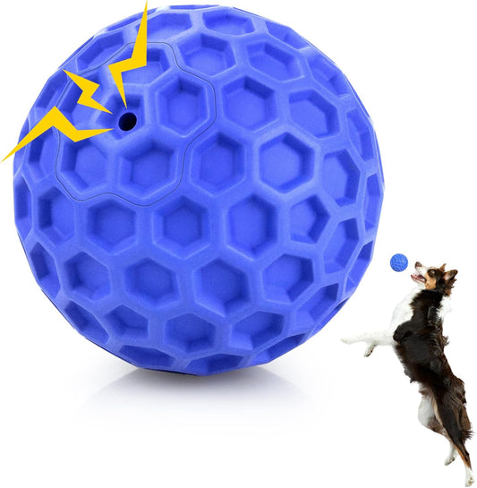 DISSKNIC_Indestructible_Squeaky_Dog_Ball,_Relieves_Anxiety,_Cleans_Teeth,_Interactive_Chew_Toy_for_Aggressive_Chewers,_Dog_Toy_for_Large_Breeds,_Outdoor_Waterproof