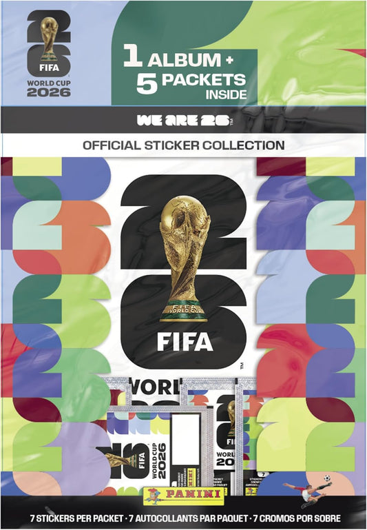 2026_Panini_FIFA_World_Cup_Sticker_Starter_Bundle_–_Official_Album_+_5_Sticker_Packs_–_Licensed_Tournament_Collection