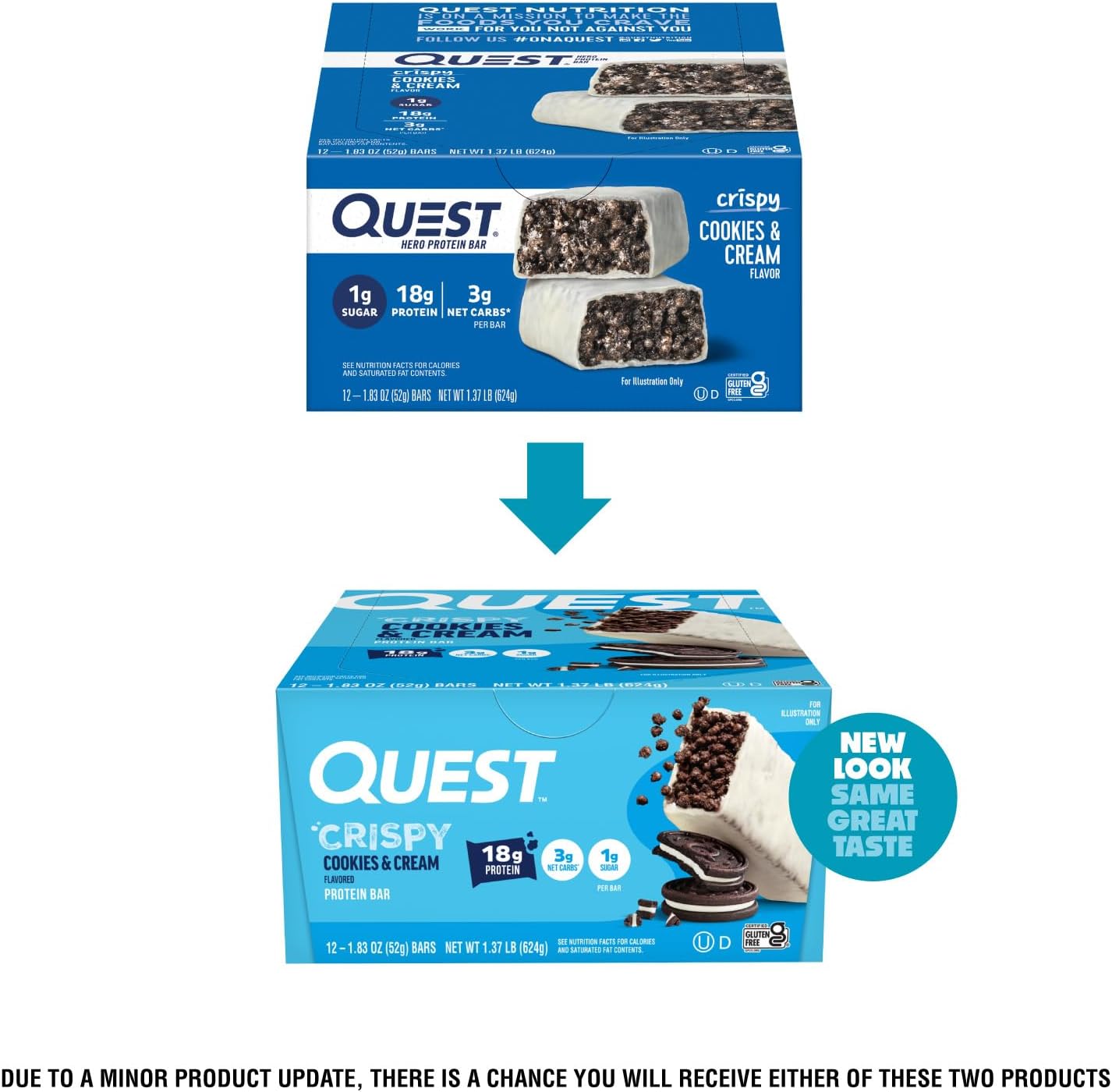 Quest_Nutrition_Crispy_Cookies_&_Cream_Hero_Protein_Bar,_18g_Protein,_1g_Sugar,_3g_Net_Carb,_Gluten_Free,_Protein_Snack,_Keto_Friendly,_12_Count