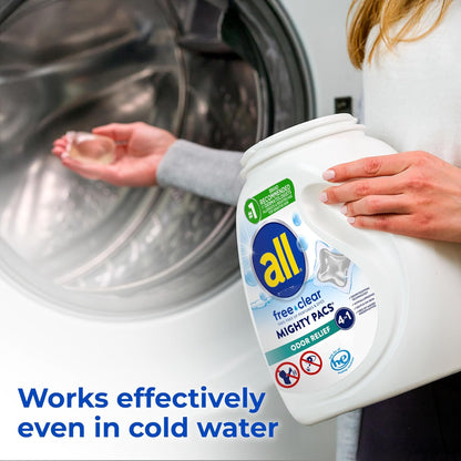 All_Mighty_Pacs_Laundry_Detergent_Free_Clear_Odor_Relief,_Tub,_56_Count