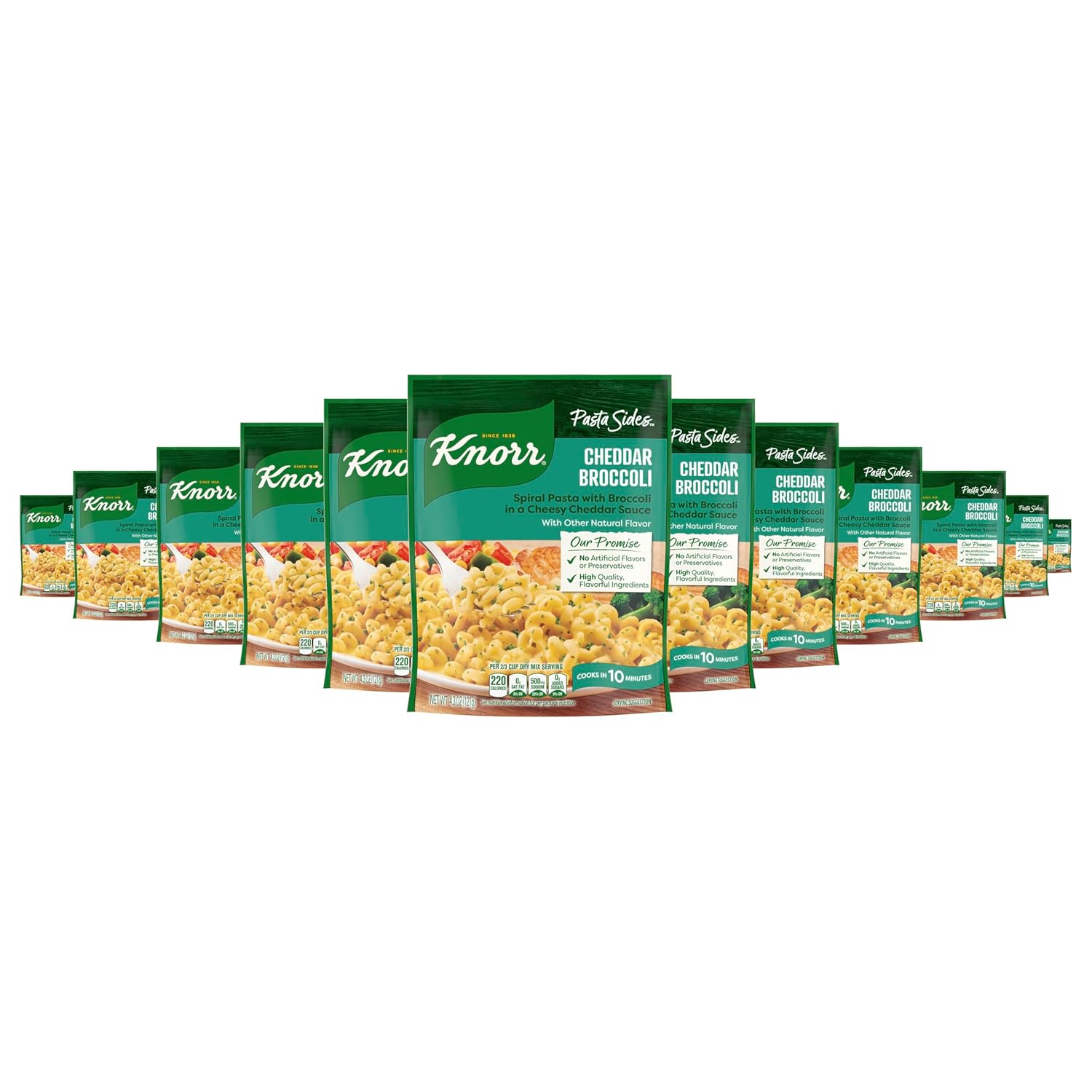 Knorr_Pasta_Sides_12_count_Cheddar_Broccoli_for_delicious,_rich_meal_starter,_pasta_side_or_one_skillet_meal_7_minute_preparation_easy_pasta_dishes_4.3_oz