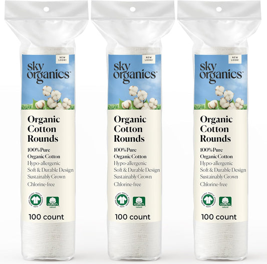 Sky_Organics_Organic_Cotton_Rounds_for_Sensitive_Skin,_100%_Pure_GOTS_Certified_Organic_for_Beauty_&_Personal_Care,_300_ct.