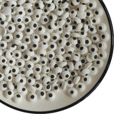 Edible 7mm Mini Candy Eyes Halloween Sprinkles Cake Cupcake Toppers Cookie Decorations Dessert Sprinkle Eyeballs Sugar Sprinkles Googly Eye for Christmas Daily Cake Decorating