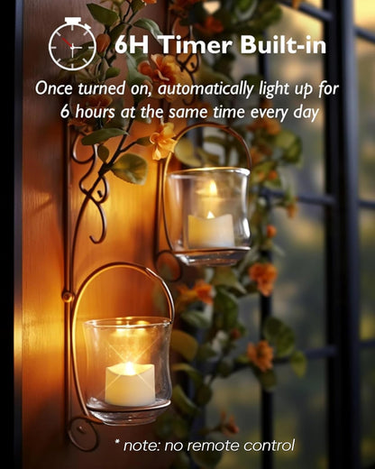 Homemory_Timer_Tea_Lights_Candles_Battery_Operated,_6H_Timer_Built-in,_Auto_On_Daily,_Flameless_LED_Tealight_Votives_for_Table_Centerpieces,_Lantern,_Holiday_Decor,_Warm_Lamp,_No_Remote,_12/24-Pack